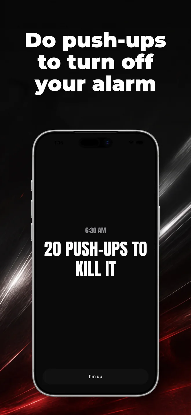 Example generated alarm app screenshot 2