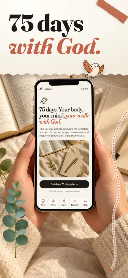 Faith 75 App Store screenshot 1